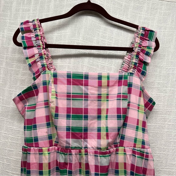 Torrid Poplin Tiered Ruffle Strap Dress - Plus Size 0 - Picture 5 of 12